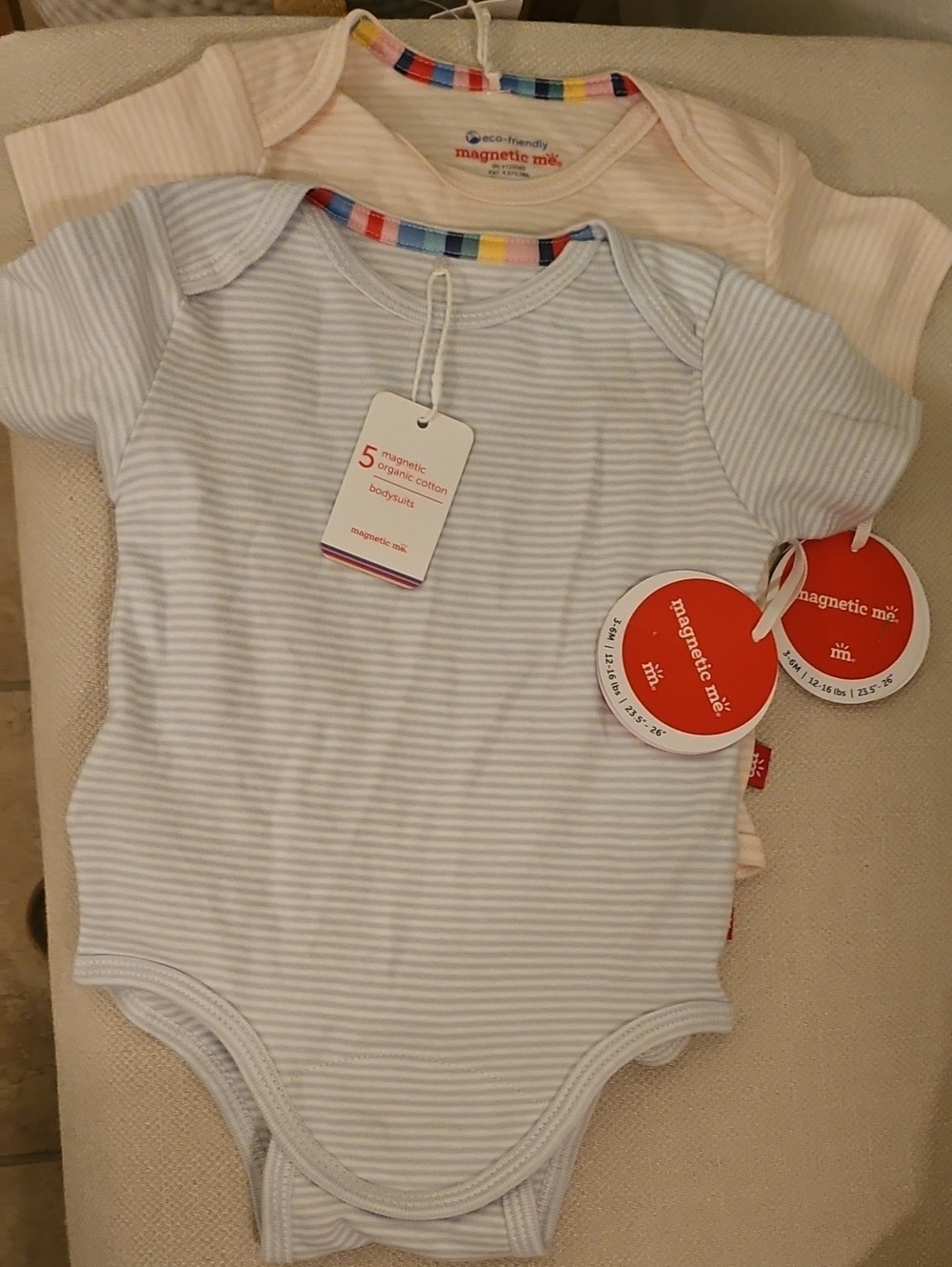 Magnetic Me Bodysuit Set Of 2 Nwt 3-6m